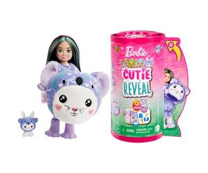 Barbie Cutie Reveal Chelsea Doll & Accessories, Animal Plush Costume & 6 Surprises Including Color Change, Bunny as Koala, HRK31