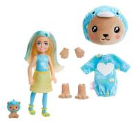 Barbie Cutie Reveal Teddy Bear as Dolphin Costume-Themed Series Chelsea Doll New