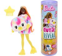 Barbie Cutie Reveal Colourful Dreams Series Soft Plush & 10 Surprises - Penguin