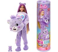 Barbie Cutie Reveal Doll & Accessories, Care Bears Series with Share Bear Plush