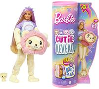 Barbie Cutie Reveal Doll & Accessories, Lion Plush Costume & 10 Surprises Including Color Change, “Hope” Cozy Cute Tees, HKR06