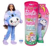 Barbie Cutie Reveal Doll & Accessories with Animal Plush Costume & 10 Surprises Including Color Change, Bunny as a Koala in Costume-Themed Series, HRK26