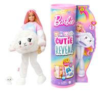 Barbie Cutie Reveal Doll & Lamb Plush Costume & 10 Surprises