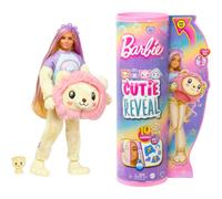 Barbie Cutie Reveal Doll & Lion Plush Costume & 10 Surprises