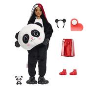 Barbie Cutie Reveal Doll with Panda Plush Costume & 10 Surprises Including Mini Pet & Color Change, Gift for Kids 3 Years & Older