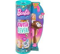 Barbie - Cutie Reveal - Doll With Plush Monkey Costume