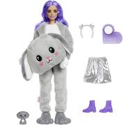 Barbie Cutie Reveal Doll with Puppy Plush and Grey Bunny Costume & 10 Surprises