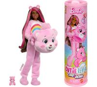 Barbie Cutie Reveal Pink Cheer Bear Care Bears Doll