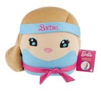 Barbie Cuuutopia Plush 10-inch Soft Pillow Doll with Iconic 80s-Inspired Workout Look Tactile Tie Belt & Long Ponytail Collectible Toy