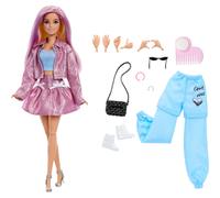 Barbie Deluxe Style Doll in Metallic Pink Barbiecore Skirt and Jacket