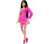 Barbie Deluxe Style Pink Outfit Doll with Glittery Prosthetic Leg