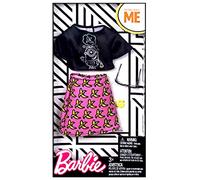 Barbie Despicable Me Black Top/Banana Skirt