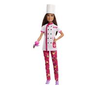 Barbie Doll & Accessories, Career Pastry Chef Doll with Hat, and Cak (US IMPORT)