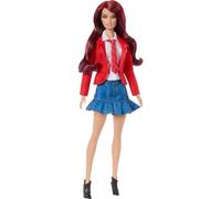 Barbie Doll & Accessories, Roberta Wearing Removable School Uniform with Boots, Necktie & Long Red Hair, Inspired by Rebelde & RBD (Amazon Exclusive)