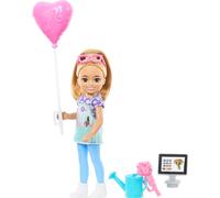 Barbie Doll & Accessories Toy Set, Chelsea Can Be Florist with 5 Flower Shop-Themed Pieces Including Bouquet & Register