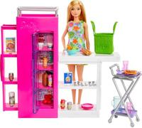 Dolls and Playset, Animal Toys, Groom & Glam Poodle Compact Playset with Water Play and 2 Color-Change Pieces, HKV35
