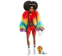 Barbie Extra Doll - Rainbow Coat One Colour