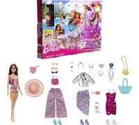 Barbie Advent Calendar 24 Door Surprises Christmas Countdown Doll & Accessories