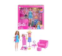 Barbie Doll And Clothes With Closet Fashion Set HPL78