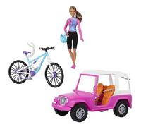 Barbie Doll and Mountain Bike Bundle Car