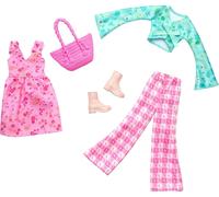 Barbie Doll Clothing, Fashion and Accessory Pack with Cottage Core Theme