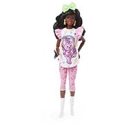 Barbie Doll, Curly Black Hair, 80s-Inspired Slumber Party, Barbie Rewind Series, Nostalgic Collectibles and Gifts, Clothes and Accessories, HJX19