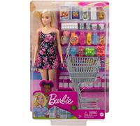 Barbie Doll Shopping Time 25-Piece Set +Shopping Cart GTK94 NEW FREE SHIPPING