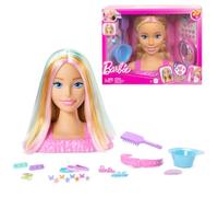 Barbie Doll Styling Head with 20+ Hair Styling Accessories Including Star & Butterfly Color Change Hair Clips, JFG81