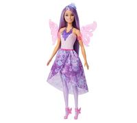 Barbie Doll with Clothes & Accessories, Fantasy Fashion Pack with 8 Accessories Including Mermaid Tail, Fairy Wings, Royal Necklaces, Shoes & More for 10+ Looks, JCP74