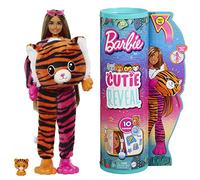 Barbie Cutie Reveal Doll and Accessories with Tiger Plush Costume & 10 Surprises