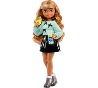 Barbie Dream Besties Zia Doll and Themed Accessories | Wavy Brown Fashion Doll Wearing Removable Fashions, Includes 7 Hair & Moon Themed Accessories, Ages 3+, JGG36