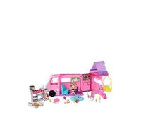 Barbie Dream Camper Playset With Roof Tent, Bbq Grill With Colour-Change Feature & 60+ Accessories One Colour