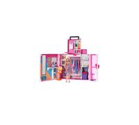 ?Barbie Dream Closet Playset & Blonde Doll, 2+ Ft. Wide, 15+ Storage Areas, Mirror, Hamper Chute, 30+ Outfit & Accessory Pieces, 3 Years Old
