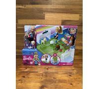 Barbie Chelsea Football Playset, with Chelsea doll and 2 puppy friends