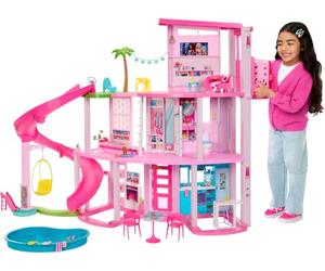 Barbie Dreamhouse Dollhouse Playset and Themed Accessories | Pet Elevator, 3 Story Slide with Multiple Play Areas, 75+ Pieces, Ages 3+, HMX10