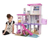 Barbie Dreamhouse Dollhouse Playset | Wheelchair Accessible Elevator, 10 Play Areas with 3 Custom Light Settings , Ages 3+, GRG93
