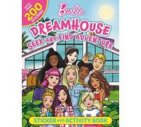 Barbie Dreamhouse Seek-And-Find Adventure: 100% Officially Licensed by Mattel, Sticker & Activity Book for Kids Ages 4 to 8