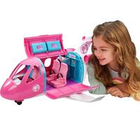 Barbie Dreamhouse Adventures Dreamplane Airplane Playset with Puppy and Snack Cart, 15+ Accessories