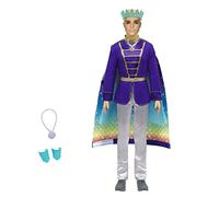 Barbie Dreamtopia 2-in-1 Ken Doll (Blonde, 12-in) with Prince to Merman Fashion Transformation, with 2 Looks and Accessories, for 3 to 7 Year Olds