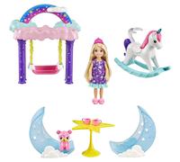 Barbie Dreamtopia Chelsea Princess Doll & Fairytale Sleepover Playset