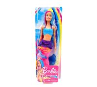 Barbie Dreamtopia Mermaid Doll, 12-Inch, Pink and Blue Hair, with Tiara, Gift for 3 to 7 Year Olds - GJK08