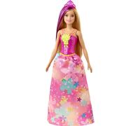 Barbie Dreamtopia Princess Doll 12" Blonde Purple Hairstreak Pink Skirt & Tiara