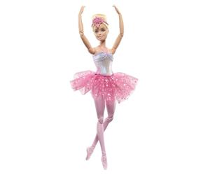 Barbie Dreamtopia Twinkle Lights Ballerina Doll | Blonde Hair & Light-Up Feature Wearing Royal Headband & Pink Tutu, HLC25