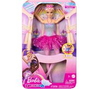Barbie Dreamtopia Twinkle Lights Ballerina Doll Sparkly Pink Tutu, Blonde Hair