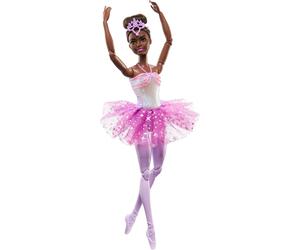 Barbie Dreamtopia Twinkle Lights Light Up Ballerina Doll with Brunette Hair