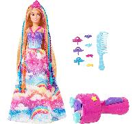 Barbie Dreamtopia Twist and Style Princess Hair Styling Doll with Rainbow Hair