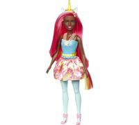 Barbie Dreamtopia Unicorn Doll with Red and Yellow Hair
