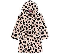 Barbie Dressing Gown For Girls | Kids Doll Animal Leopard Print Robe | Loungewear Clothes Merchandise