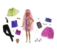 Barbie Extra Deluxe Doll & Accessories Set with Pet, Mix & Match Pieces for 30+ Looks, Multiple Flexible Joints, Gift for Kids 3 Years Old & Up