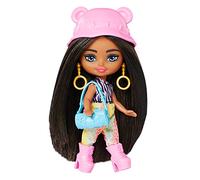 Barbie Extra Mini Minis Travel Doll with Brunette Hair Zebra-Print Ho